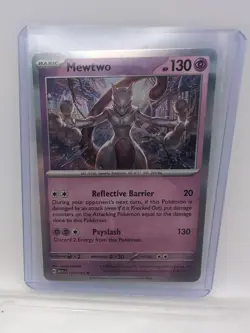 Mewtwo 150/165 Reverse Holo Rare - Scarlet & Violet 151 - Pokemon TCG - NM 2 - Image 1
