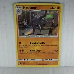 Pokemon x1 Machamp - Detective Pikachu (Holo Rare 13/18) (Light Play!) - Image 3