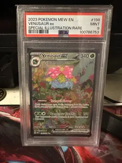 Pokemon Venusaur EX Special Illustration 198/165 Scarlet Violet 151 PSA 9 - Image 1