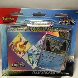 Pokemon TCG Prismatic Evolutions Glaceon Tech Sticker Collection Sealed - Image 1