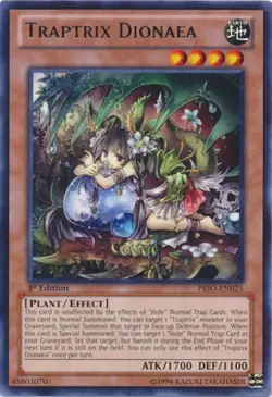Traptrix Dionaea - PRIO-EN025 - Rare - Unlimited Edition - Heavily Played - Image 1