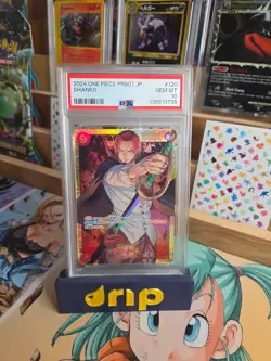 PSA 10 - One Piece Shanks PRB-01 (OP01-120) Japanese- Secret Rare - Image 1