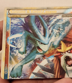 Suicune & Entei Legend (Top) Unleashed #94/95 Holo Pokemon Card - Image 3