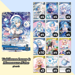 Yukihana Lamy & Momosuzu Nene Deck 56 Cards hololive OFFICIAL CARD GAME ENGLISH - Image 1