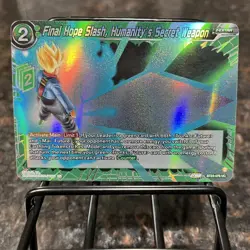 Trunks Final Hope Slash Humanity's Secret Weapon Foil Dragon Ball Super Card NM - Image 1