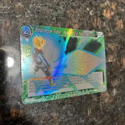 Trunks Final Hope Slash Humanity's Secret Weapon Foil Dragon Ball Super Card NM - Image 3