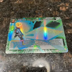 Trunks Final Hope Slash Humanity's Secret Weapon Foil Dragon Ball Super Card NM - Image 4
