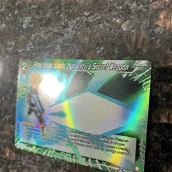 Trunks Final Hope Slash Humanity's Secret Weapon Foil Dragon Ball Super Card NM - Image 5