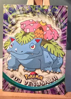 Pokemon 1999 Topps TV Venusaur #03 Card - Image 1