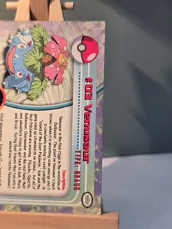Pokemon 1999 Topps TV Venusaur #03 Card - Image 5