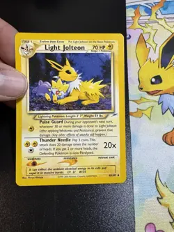 Pokemon TCG Light Jolteon Neo Destiny Card 48/105 Unlimited Uncommon - Image 1