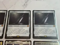 MTG Final Fantasy Card Lot | 3x Buster Sword, Cloud, And More! - Image 3