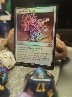 MTG Gauntlet of Power - Foil art - Dominaria Remastered #223/261 - Image 2