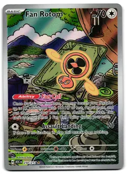 Fan Rotom 250/217 - 🌊 Ascended Heroes Illustration Rare Pokemon TCG 🖤 - NM - Image 1