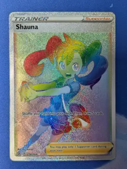 Shauna 278/264 - Secret Rainbow Rare - Fusion Strike - Pokemon TCG Card NM - Image 2