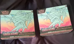 2x Pokemon TCG Chaos Rising Pokemon Center Elite Trainer Box ETB IN HAND - Image 1
