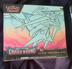 2x Pokemon TCG Chaos Rising Pokemon Center Elite Trainer Box ETB IN HAND - Image 2