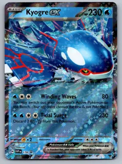 Kyogre ex 178 Holo Promo Scarlet & Violet Promo Pokemon Holo Near Mint - Image 1