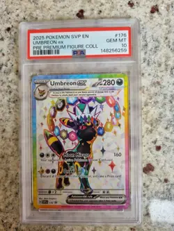 Pokemon TCG Umbreon EX Prismatic Evolutions Promo 176 PSA 10 - Image 1