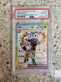 Pokemon TCG Umbreon EX Prismatic Evolutions Promo 176 PSA 10 - Image 3