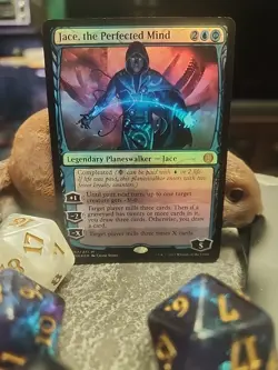 MTG Jace, the Perfected Mind - Foil art - Phyrexia: All Will Be One #057/271 - Image 1