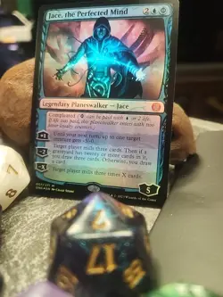MTG Jace, the Perfected Mind - Foil art - Phyrexia: All Will Be One #057/271 - Image 2