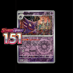 Haunter 093/165 Scarlet & Violet 151 Pokemon TCG Reverse Holo - Image 1