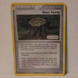 Giant Stump - 75/92 - Uncommon Holo Legend Maker Stamped - Pokemon LP - Image 1