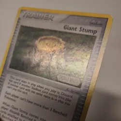 Giant Stump - 75/92 - Uncommon Holo Legend Maker Stamped - Pokemon LP - Image 3
