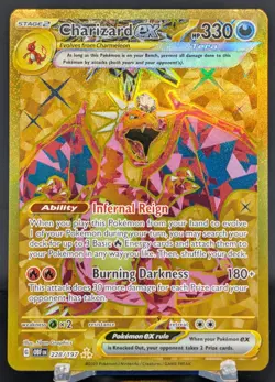 Pokemon Charizard ex #228/197 Eng Obsidian Flames Hyper Rare - See Description - Image 1