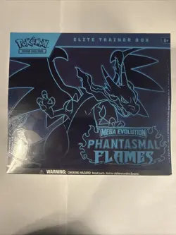 Pokemon TCG Mega Evolution Phantasmal Flames Elite Trainer Box ETB - Image 1
