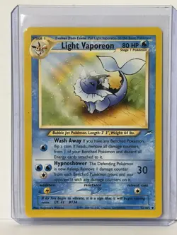 Pokemon Light Vaporeon Neo Destiny 52/105 Regular Unlimited - Image 1