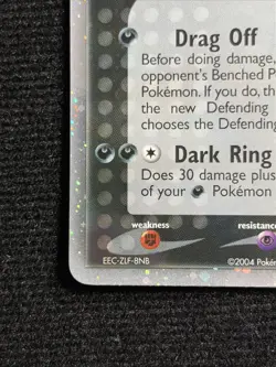 Pokemon Rocket’s Sneasel Ex 103/109 Holo Eng Ex Team Rocket Returns Near Mint - Image 2