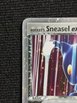 Pokemon Rocket’s Sneasel Ex 103/109 Holo Eng Ex Team Rocket Returns Near Mint - Image 5
