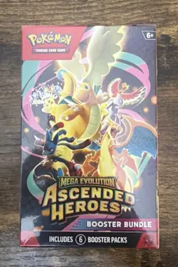 Pokemon Mega Evolution Ascended Heroes Booster Bundle Box Sealed New - Image 1