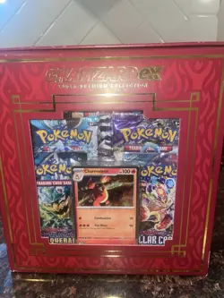 Pokemon TCG Charizard ex Super Premium Collection New Sealed - 10 Packs 1 Figure - Image 4