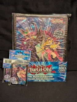 Yu-Gi-Oh! The Dark Magicians Accessory Bundle Sleeves Portfolio - Image 1