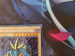 Yugioh Tri-Horned Dragon LOB-EN000 Secret Rare 25th Anniversary NM - Image 4
