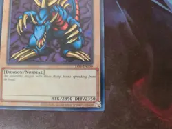 Yugioh Tri-Horned Dragon LOB-EN000 Secret Rare 25th Anniversary NM - Image 5