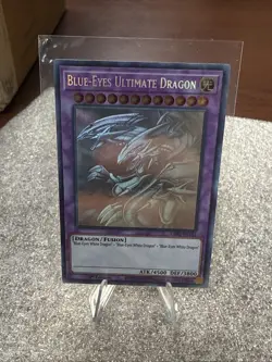 Blue-Eyes Ultimate Dragon (Ghost Rare) GFP2-EN181 1st Edition Yu-Gi-Oh - Image 1