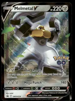 Pokemon Cards Melmetal V SWSH224 Sword & Shield Promo Holo Promo NM - Image 1