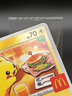 Pikachu 020/M-P McDonald's Promo 2025 Pokemon Card Japanese A44 - Image 3