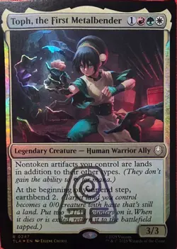 Wizards of the Coast MTG Toph, the First Metalbender TLE 0247 Rare Foil EN 2025 - Image 1