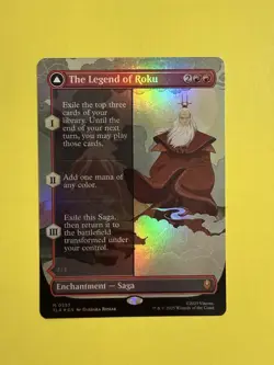 Magic ~ The Legend of Roku #357 ~ Avatar: The Last Airbender ~ Borderless Foil - Image 1