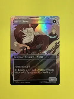 Magic ~ The Legend of Roku #357 ~ Avatar: The Last Airbender ~ Borderless Foil - Image 2