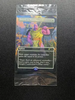 THANOS Magic the Gathering PSA Magazine Promo Swords to Plowshares Marvel - Image 1