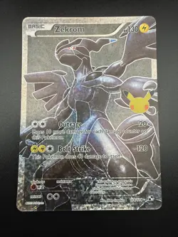 Pokemon Zekrom 114/114 Celebrations: Classic Collection Holo NM - Image 3
