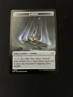 MTG - Lander 0004/Robot 0010 Token - Edge of Eternities NM/M Condition - Image 1
