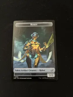 MTG - Lander 0004/Robot 0010 Token - Edge of Eternities NM/M Condition - Image 2