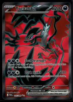 Yveltal ex 105/088 Perfect Order Ultra Rare Pokemon - Image 1